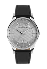 JACQUES LEMANS London - Herrren Armbanduhr "1-2193" - ANTHRAZIT