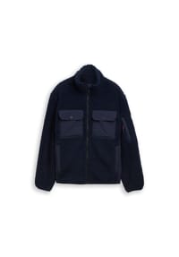 TOM TAILOR - Fleecejacke, Brusttaschen, für Herren - 14406 DARKEST OLIV