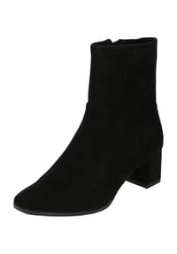 Caprice - Stiefeletten, Blockabsatz, Velours, für Damen - 044 SCHWARZ