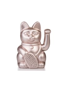 DONKEY - Winkekatze Lucky Cat Maneki Neko, Moonlight, 15 cm - Black