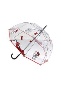 COFI - Hello Kitty Regenaccessoire – stabiler transparenter Schirm 60 cm - Rosa 60x60 cm