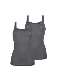 SKINY® - Every Day In Cotton Unterhemd, 2er-Pack, für Damen - 9599 ANTHRA