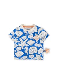 sigikid® - T-Shirt Sea You ,  für Babys - Blau/Weiß