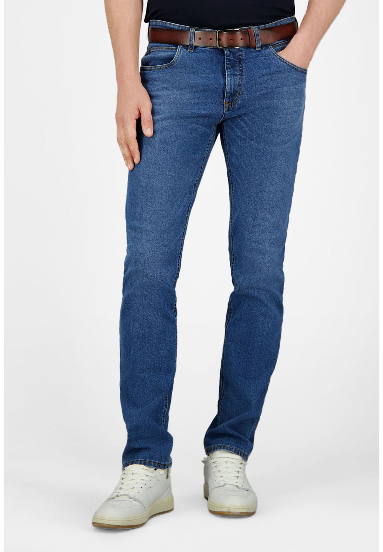 Gardeur Jeanshose, Uni, Straight-Fit, FüR Herren, Blau, W36/L34