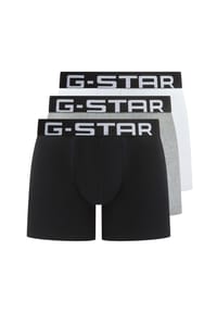 G-STAR RAW - Herren Boxershorts, 3er Pack - Boxer Briefs, Cotton Stretch - Schwarz
