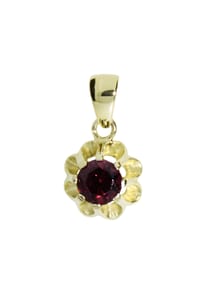 OSTSEE-SCHMUCK® - Anhänger , Pia 6 mm , Gold 333/000 - gold