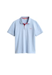 GANT - Poloshirt Kurzarmshirt mit Polokragen - 457  FRESH BLUE