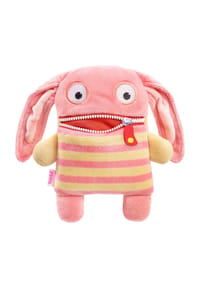 Schmidt - Kuscheltier "Sorgenfresser Pomm", 22 cm - ROSA/GELB