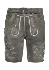 STOCKERPOINT - Lederhose Harald, Stickerei, für Herren - GRANIT GESPECKT