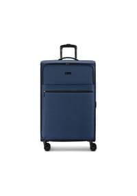 bugatti Valencia Soft - Valencia Soft 4 Rollen Trolley L 75 cm mit Dehnfalte - navy