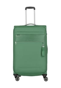 travelite - MIIGO 4-Doppelrollen-Trolley "Miigo", Weichgepäck, Anhänger, uni, 77 cm - GRÜN