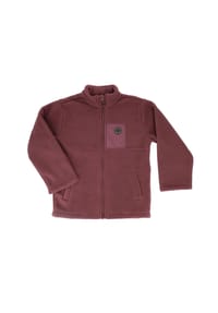 maximo® - MINI-Jacke, Fleece Reißverschluss, Eingrifftaschen - berry