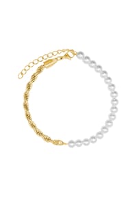 heideman - Perlenarmband für Herren Daven goldfarben - goldfarben