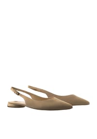 hōgl - Slingback-Ballerinas Mona, Schnalle, für Damen - TAUPE