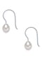 VALERO PEARLS Damen Ohrringe aus 925/- Sterling Silber in Silber mit Süßwasser-Zuchtperle Bild 2