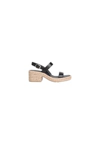 Calvin Klein Jeans - Sandaletten, Blockabsatz, für Damen - CK BLACK