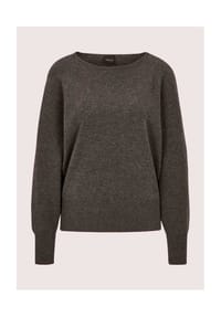 MADELEINE - Kaschmirpullover mit Fledermausärmeln - beige / melange