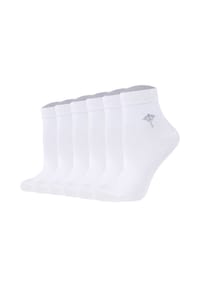 JOOP! - Damen Quartersocken, 6er Pack - Daily Glam Organic GOTS Quarter, Baumwoll-Mix, uni - Anthrazitmelange