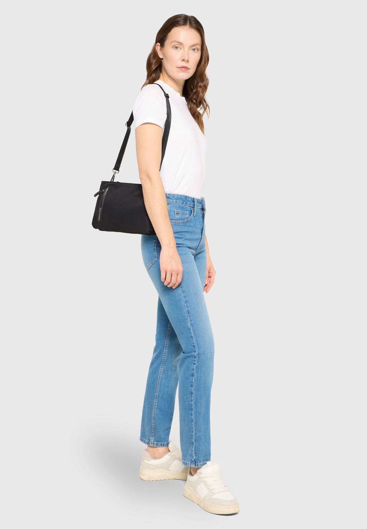 Mandarina Duck UmhäNgetasche, ReißVerschluss, FüR Damen, Schwarz, 99