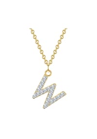 GLANZSTÜCKE MÜNCHEN - Damen Kette aus 925/- Sterling Silber in Gelbgold mit Zirkonia - gelbgold