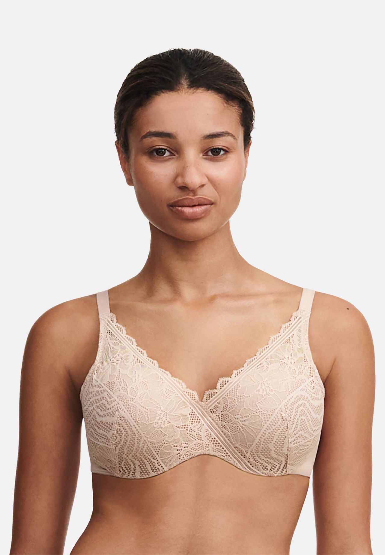 Chantelle Floral Touch T-Shirt-Bh, Spitze, FüR Damen, Beige, 70G