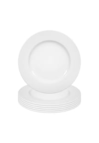 Seltmann Weiden Teller Rondo/Liane ø 29,9 cm 6er Set weiß - RONDO - weiß