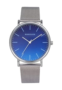 MANGUUN - Herrenuhr "3724" - BLAU