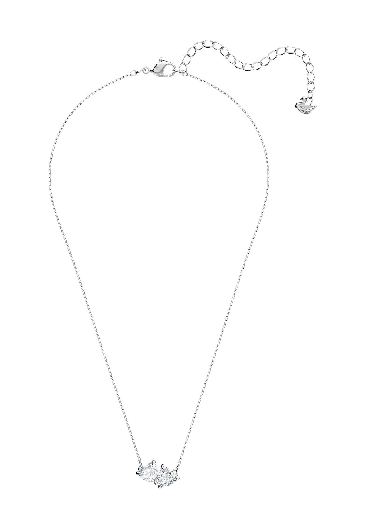 Swarovski Mesmera Halskette, Herz, Rhodiniert Weiß  - Image 7