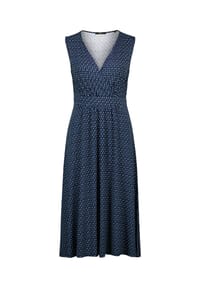 zero - Jerseykleid mit Print. - Dark Blue/Blue