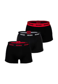 HUGO - Boxershorts, 3er Pack, für Herren - 008  BLACK