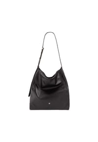 DuDu Up - Up Schultertasche Leder 32 cm - black nude