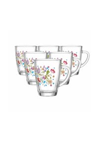 Ritzenhoff & Breker Kaffeegläser Shanti 380 ml 6er Set bunt - SHANTI - bunt