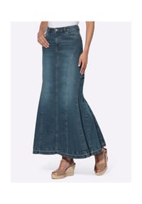 heine - Jeans-Rock - blue-stone-washed