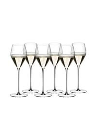 RIEDEL Champagner Weingläser Veloce 327 ml 6er Set transparent - VELOCE - transparent