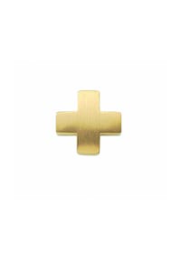 Adelia's - Adelia's Kreuzanhänger 585 Gold ( 14K ) – Goldanhänger Kreuz - gold
