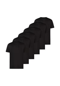 LERROS - T-Shirt 6er Pack Basic - Dunkelblau / schwarz