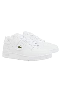 LACOSTE - Damen Sneaker - COURT CAGE, Turnschuhe, Logo, Echtleder - Weiß