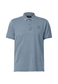 STREET ONE MEN - Poloshirt, Baumwolle, für Herren - 16749 DUSTY BLUE