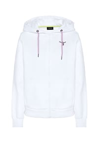CHIEMSEE - Sweatjacke mit großem Rückenprint - 10 White