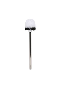 Kleine Wolke® - Ersatzbürste, mit Stiel, 8x37,5 cm - silber/weiß/schwarz