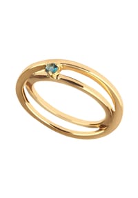 carolin stone - Ring 925/- Sterling Silber 1 Topas - gelb