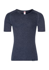 -con-ta- - T-Shirt, Rundhals-Ausschnitt, meliertes Design, für Herren - 865 MARINE MELANGE