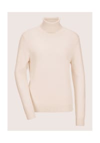 MADELEINE - Schmaler Feinstrickpullover - beige / melange