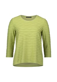 BETTY BARCLAY - Basic Shirt mit Wellenstruktur - Fresh Moss