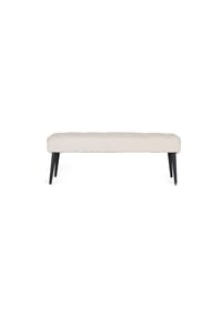 GINER & COLOMER - Stoffbank 115 cm Eleganter, moderner Stil - 42x115x40 - Beige