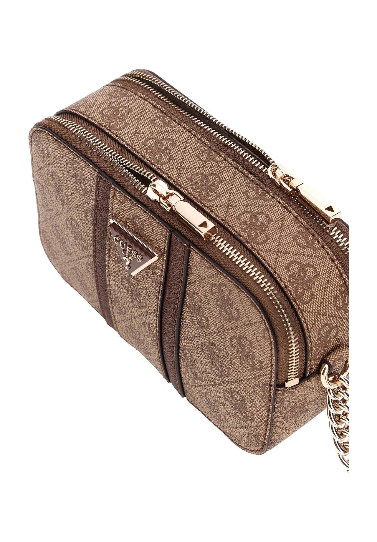 GUESS NOREEN Umhängetasche, Logo-Muster, Reißverschluss, für Damen  