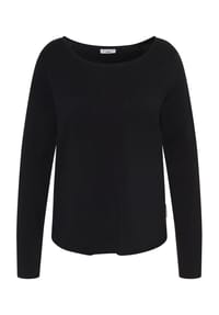 Marc O'Polo DENIM - Langarmshirt, Slub-Jersey-Struktur, für Damen - 106 SCANDINAVIAN