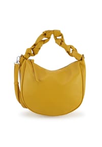 HARPA - Schultertasche CINCI mit geflochtenem Henkel - cashmere cream