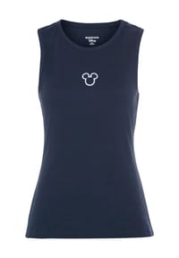 MANGUUN - Tanktop, Baumwolle, für Damen - 1 SCHWARZ, MINNIE