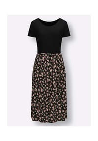 Sieh an! - Jersey-Kleid - rot-bedruckt
